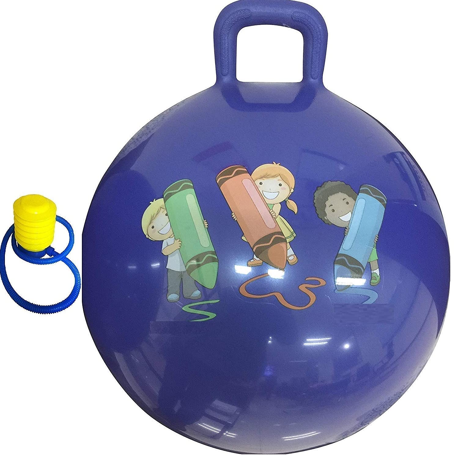 Buy AXEVURubber, PVC, Inflatable Hopping Hopper Hop Bouncy Jumping Ball