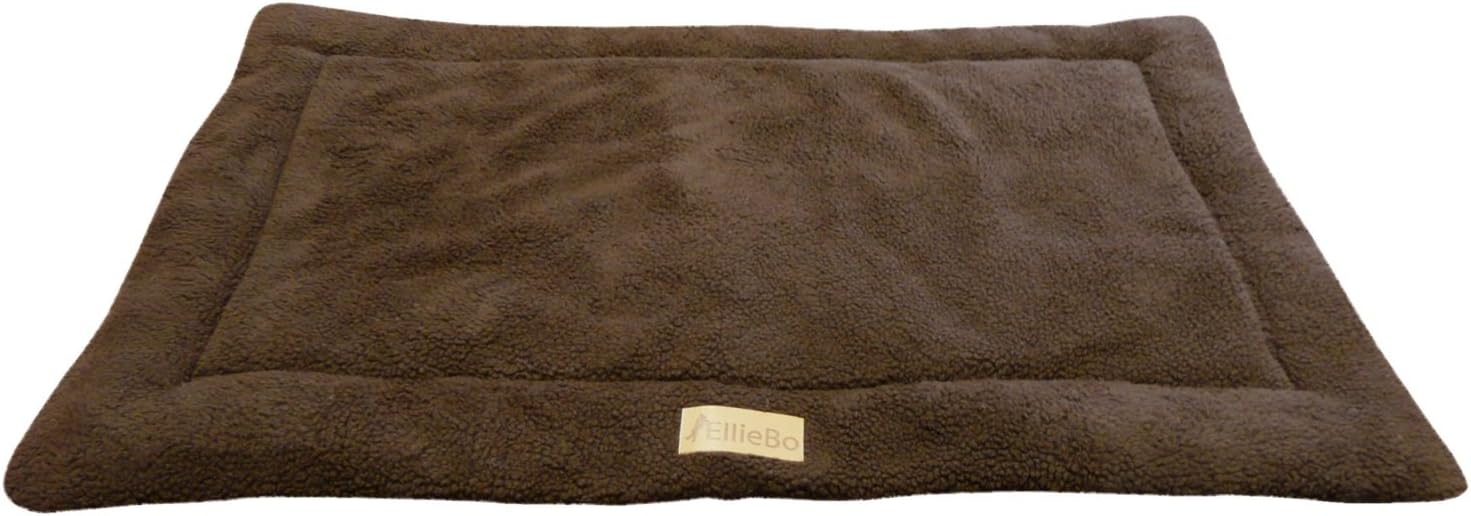 Ellie-Bo XL Brown Sherpa Fleece Mat