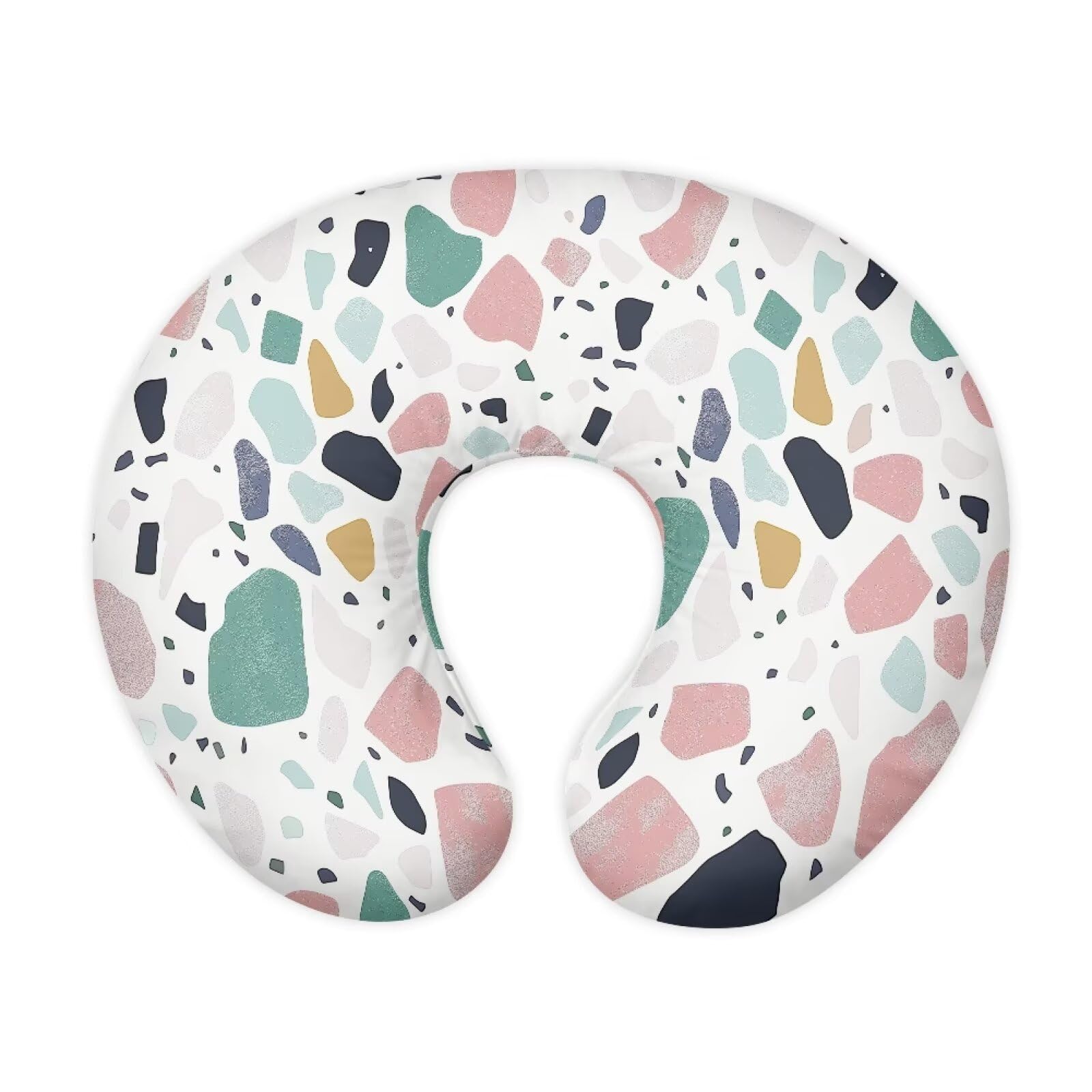 PJHEQOXE Colorful Stone Nursing Pillow Cover Nursing Pillows for Breastfeeding Fits The Original Support for Breastfeeding Nipple Shields for Breastfeeding Newborn