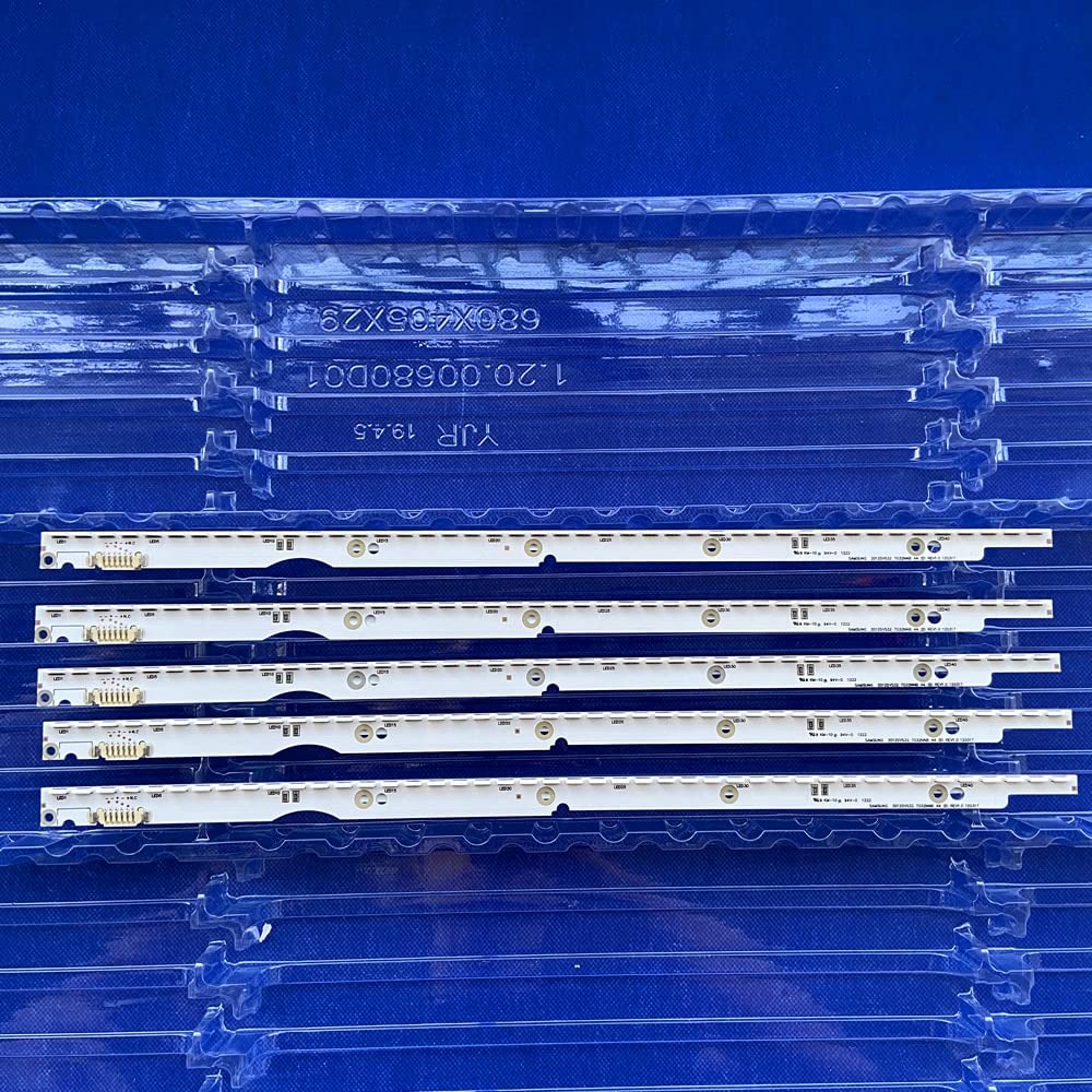Pièces de Rechange TV- 4 4led * 6V 40 6 mm LED Bande Compatible avec Samsung UA32ES5500 UE32ES6100 Sled 201 2SVS32 7032NNB 2D V1GE-320SM0-R1 32NNB-7032LED-MCPCB Nouveau (Emitting Color : 1 Piece)