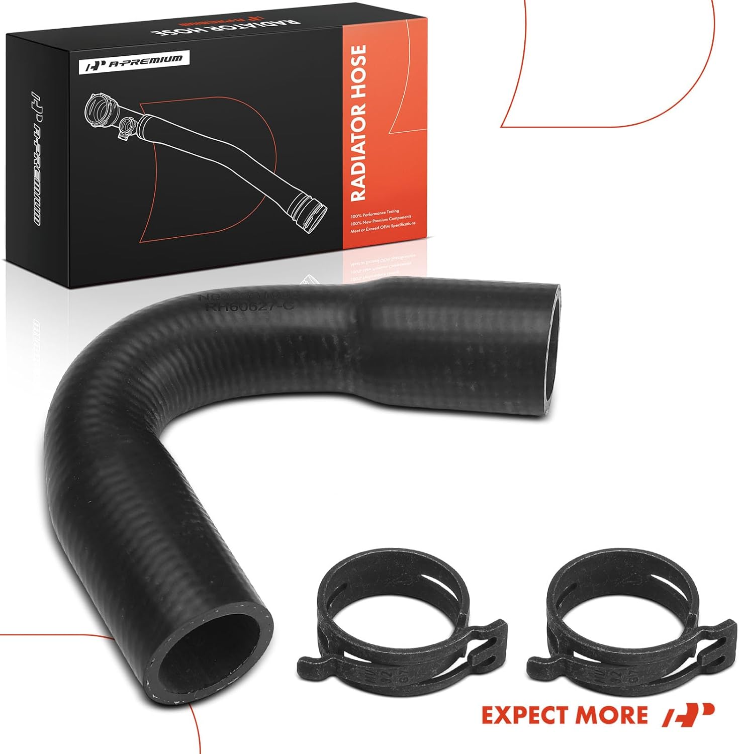 A-Premium Radiator Hose Compatible with BMW 340i 2016-2018, 540i 2017-2019, 440i 2017-2020, 740i 2016-2019, M240i, X3, X4, 340i GT 340i 540i 740i 440i M240i xDrive, 440i 640i xDrive Gran Coupe Turismo