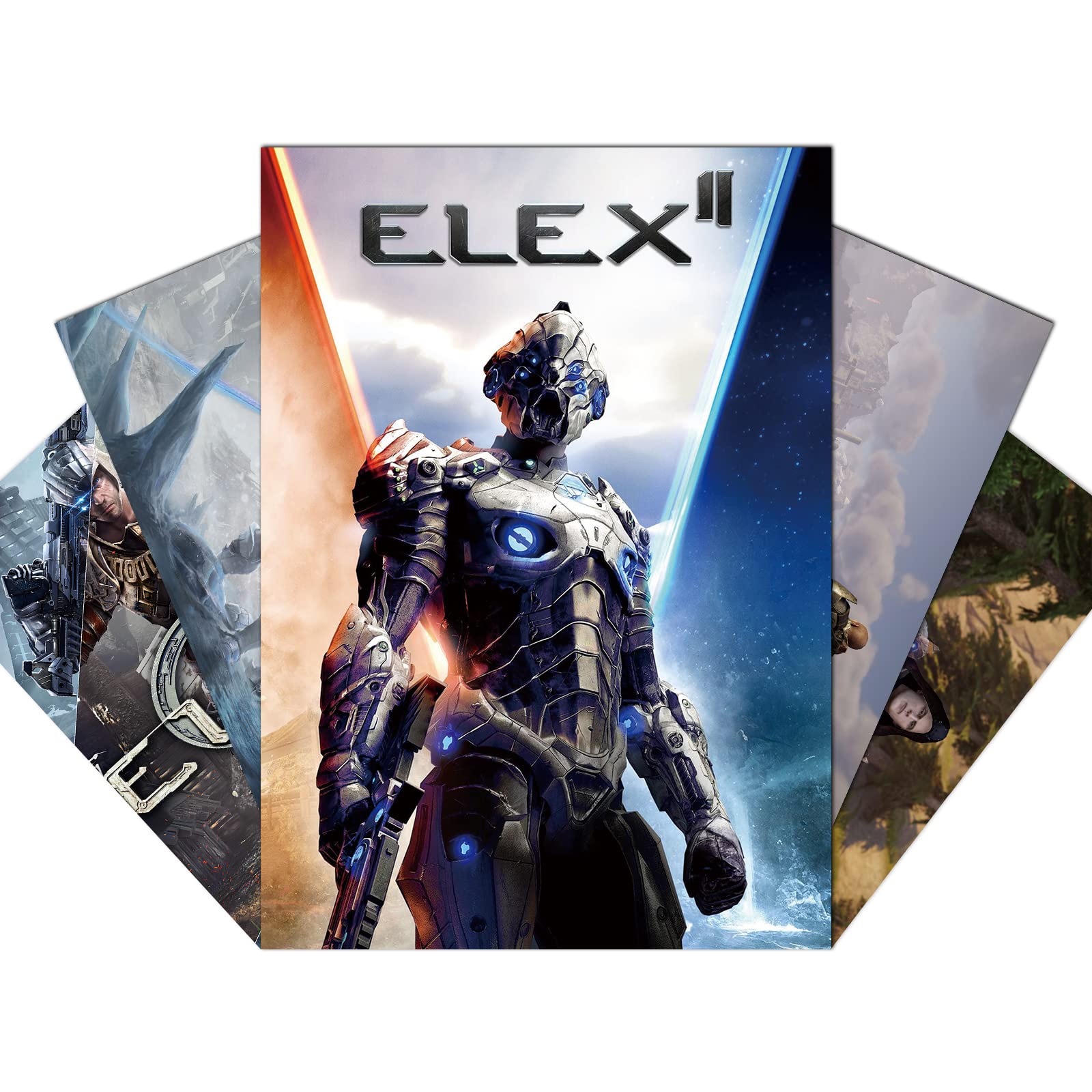 GKIKZELEX Poster, 5 Pieces Gift Ideas, Teen Game Series Posters, for Home Bedroom Hallway and Dorm Wall Decor, Simple and Personalized Poster Art Print, 10×14 Inches