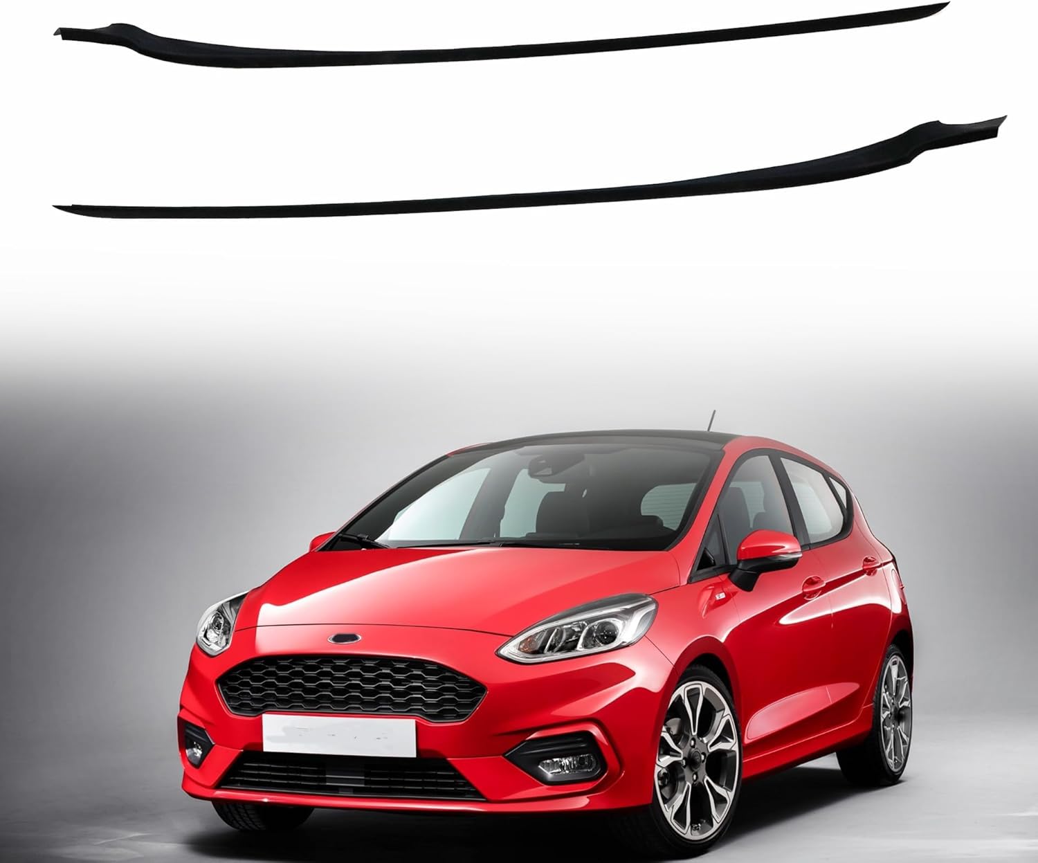 GXARTS Left and Right Front Windshield A - Pillar Trim moldings Compatible with Ford Fiesta 2011-2019 Part Number AE8Z5403136A AE8Z5403137B Replacement AE8Z - 5403136 - A AE8Z - 5403137 - B