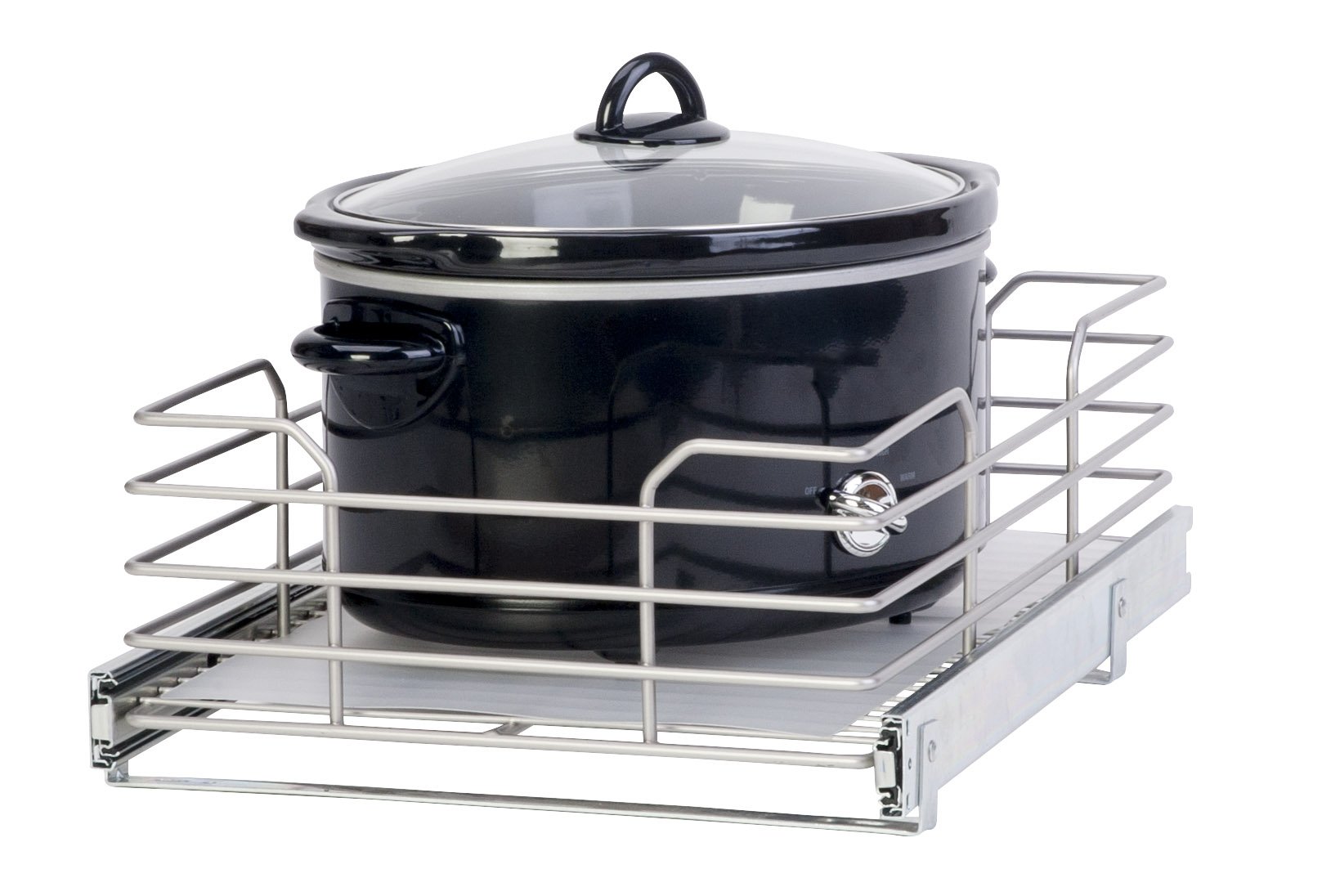 Panacea Grayline Basket-44823 Size 21 in. x 14.6 in. x 7.8 Cabinet Helper Sliding Basket