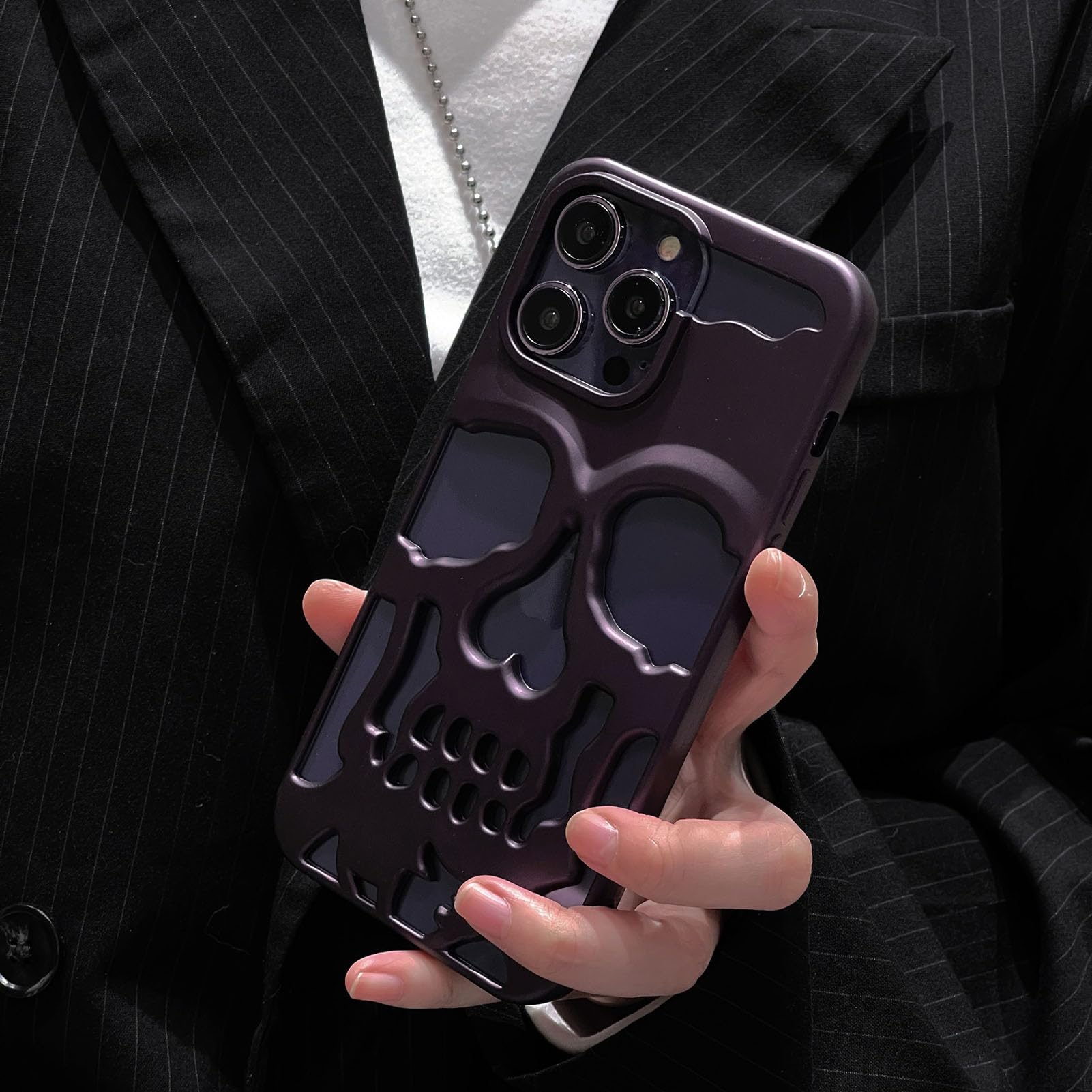 Amazon.com: Yesunktt Skull Design for iPhone 16 Pro Max Case
