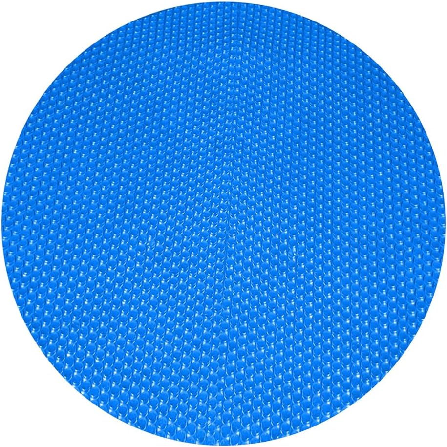 YUEWO Round Solar Cover, Blue 6 Foot Heat Retaining Solar Blanket Pool Heater Cover for for Above-Ground and In-Ground Pools Hot Tub Spa