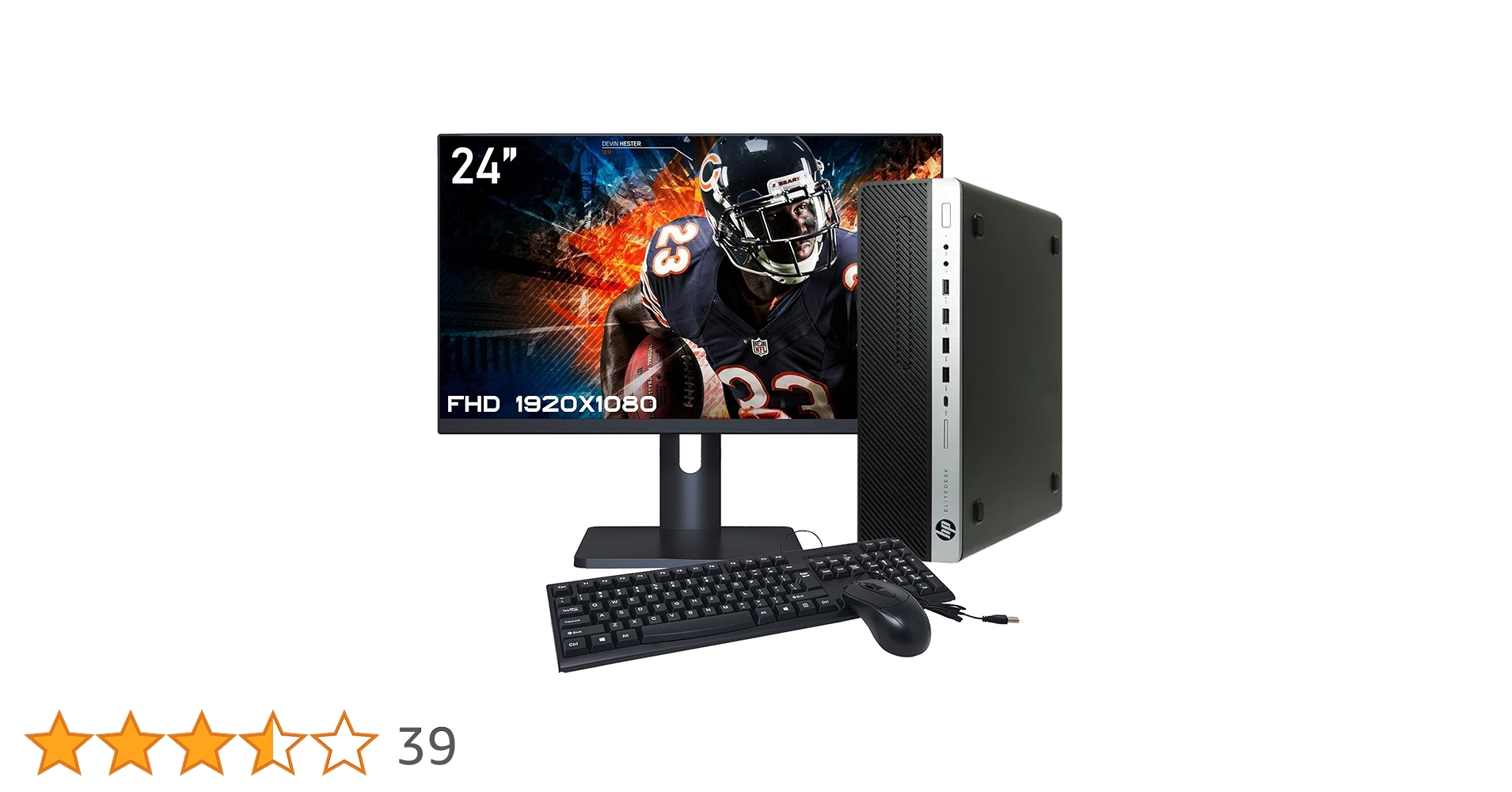 HP EliteDesk 800 G3 Complete Desktop System with Monitor