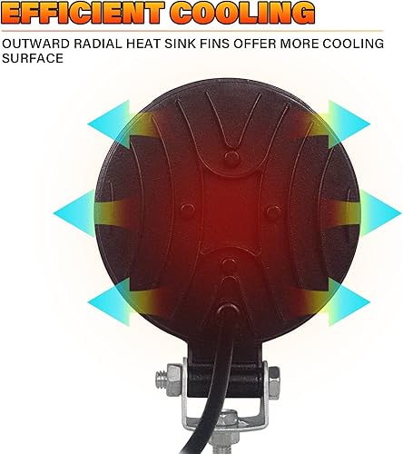 Miniatura 4 de SKYWORLD 2 cápsulas redondas de barra de luz, 3.2 pulgadas, 42 W, mini luces antiniebla para conducción todoterreno, lámpara de trabajo de 12 V 24 V