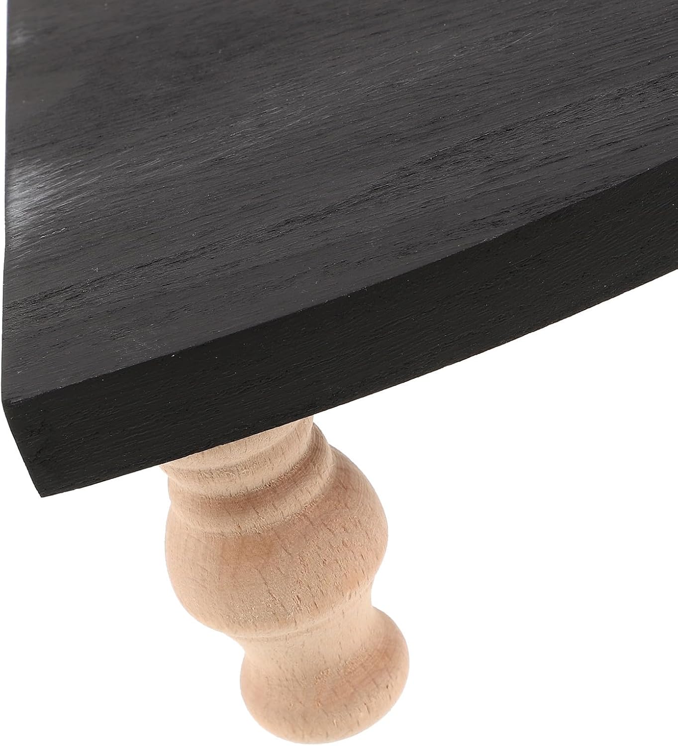 Toddmomy Wooden Fan-Shaped Corner Shelf Stand with Space-Saving Design and Warm Grain, Multi-Functional Rustic Farmhouse Organizer for Kitchen Countertop and Coffee Table Display
