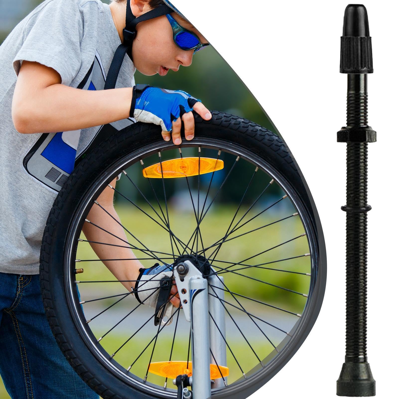 Stelo Valvola Per Bicicletta Valvola Francese In Lega Superleggera | Valvola ruote tubeless per bici da strada, mountain bike, gravel, ciclocross, pendolare, pieghevoli, elettriche