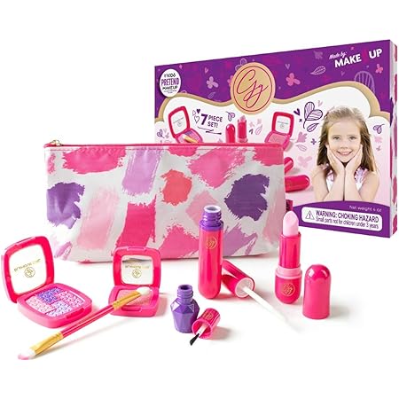 Glamour Girl Spiel Make Up Starter Set Fur Kinder Hochwertig Ideal Fur Kleine Madchen Bunter Eva Schaumstoff Kein Echtes Make Up Amazon De Spielzeug