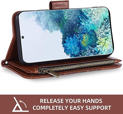 Miniatura 4 de Asuwish Funda de teléfono para Samsung Galaxy S20 FE 5G de 6.5 pulgadas con protector de pantalla de vidrio templado y tarjetero abatible para