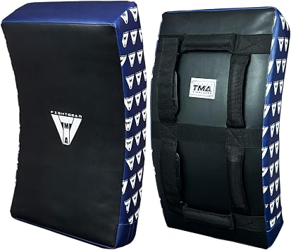 TMA Kick Shield Muay Thai Kickboxing, Boxing Mits, 60CM Large Heavy Curved Kicking Striking Body Pad, Target MMA Boxing Training, Martial Arts Kick Pad Karate & Taekwondo