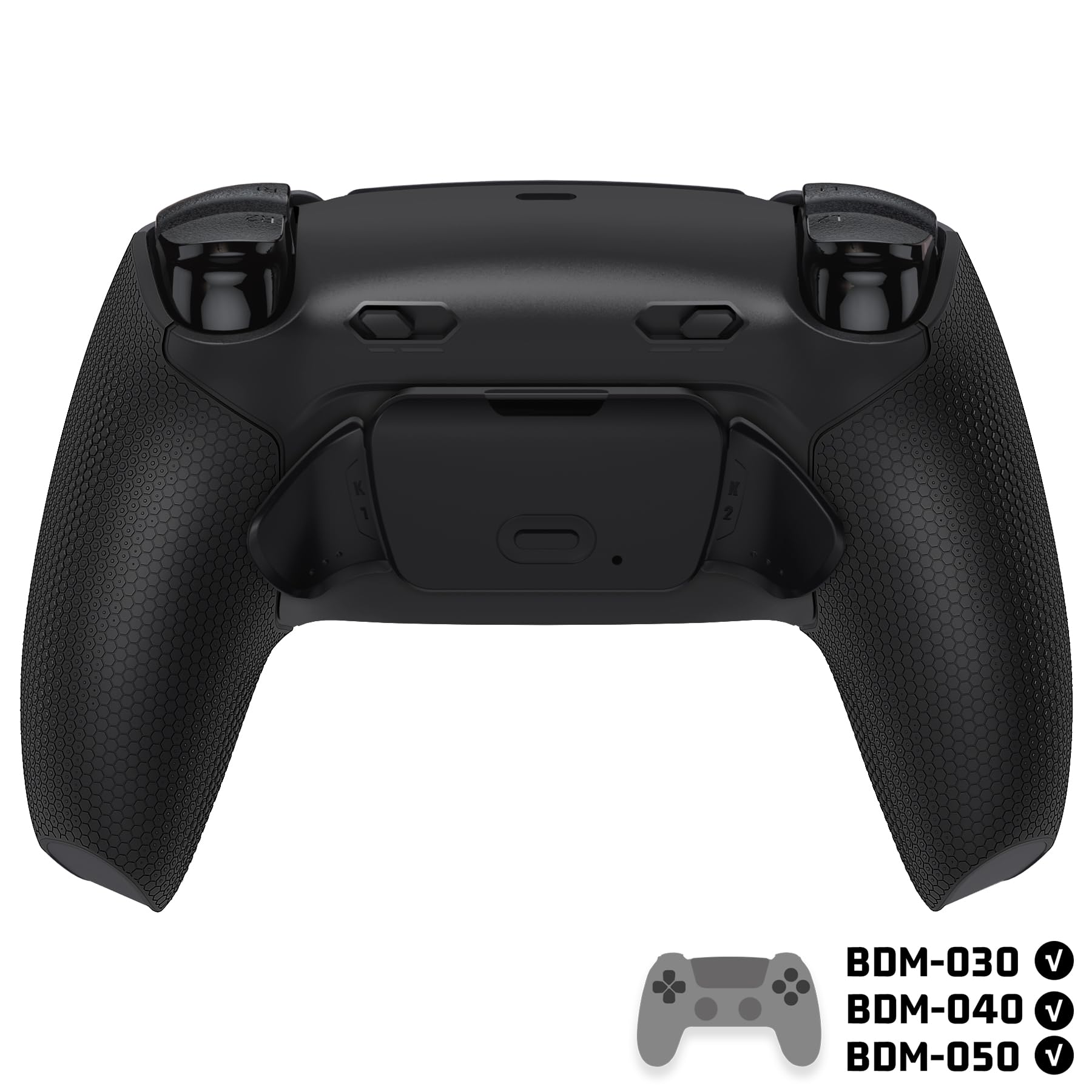 eXtremeRate RISE Plus MAX Tasti Aggiuntivi Clicky Trigger Stop per ps5 Controller BDM-030/040/050,Palette Posteriori Back Button Remap Kit per ps5 Joystick-Senza Controller-Nero
