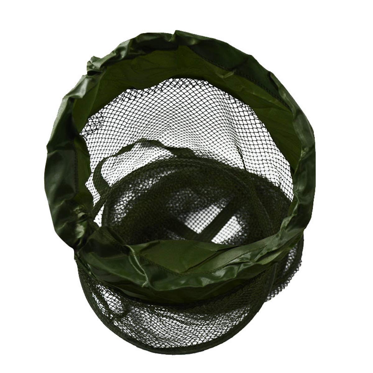 Cestino Da Pesca Pieghevole A 5 Strati – Rete In Nylon Con Apertura 8mm, Diametro 30cm, Altezza 140cm, Per Mantenere Pesci Vivi - 5