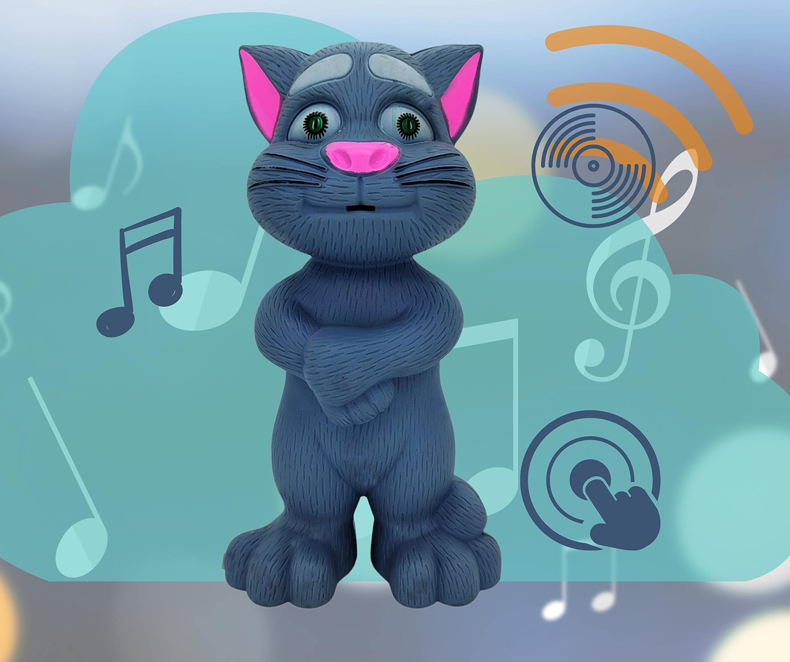 See full amazon price history chart for POMPI Intelligent Talking Tom Cat, Speaking Robot Cat Repeats What You Say, Touch Recording Rhymes and Songs, Musical Cat Toy for Kids, Left & Right Ear Touch Function POMPI Intelligent Talking Tom Cat, Speaking Robot Cat Repeats What You Say, Touch Recording Rhymes and Songs, Musical Cat Toy for Kids, Left & Right Ear Touch Function (B0C15DT834) Amazon Price History, Amazon Price Tracker