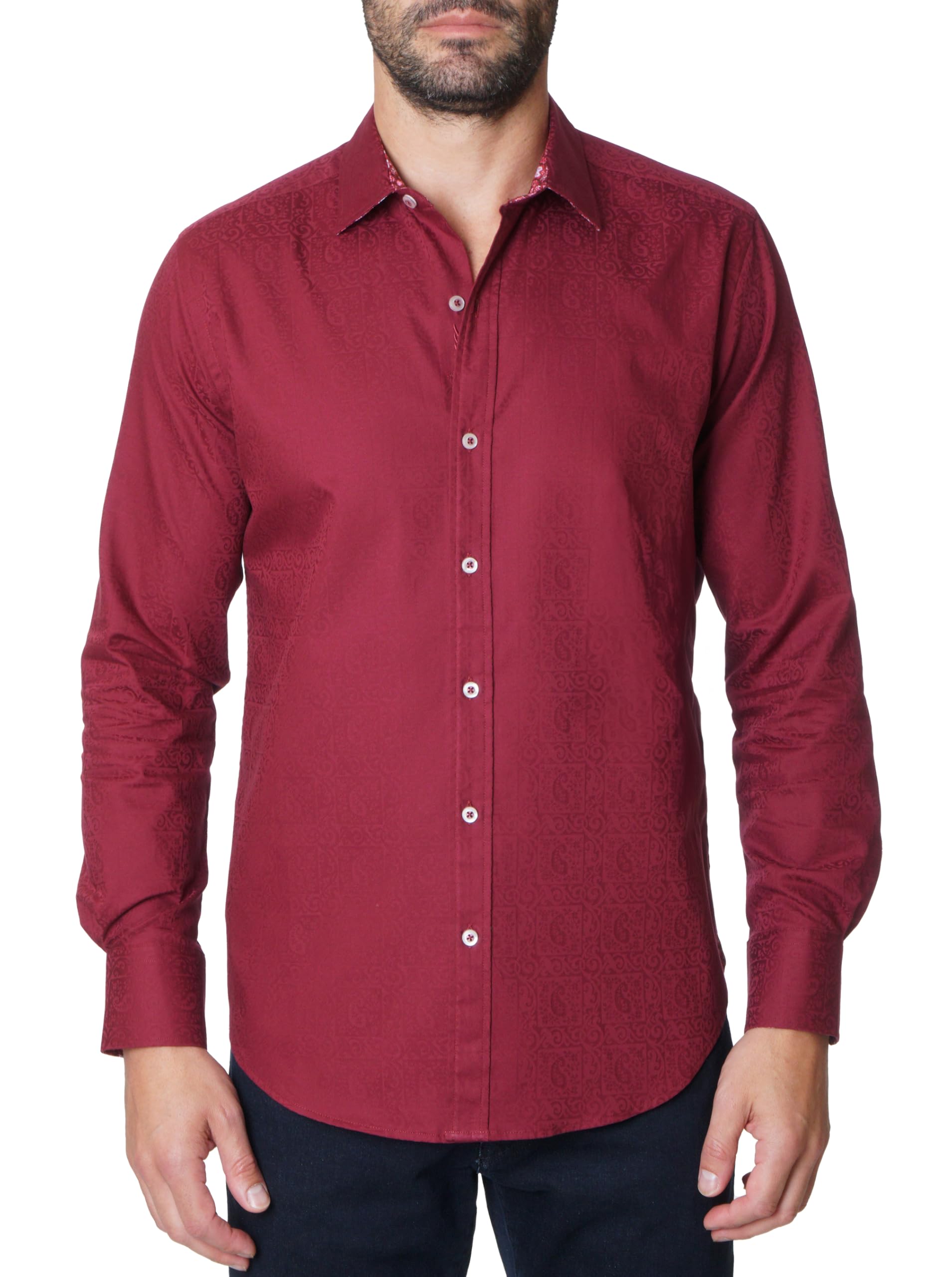 Robert GrahamMen’s Windsor Long-Sleeve Shirt, Button-Up Shirt for Men