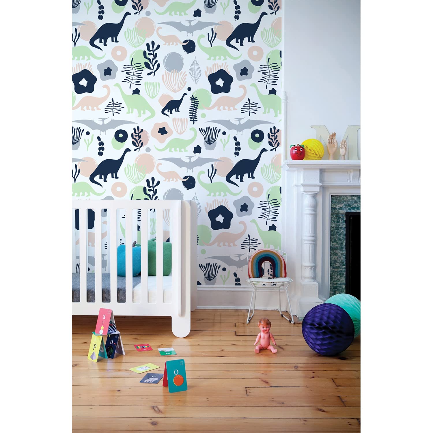 Papier peint dinosaures 416x254 cm autocollant Magic-Stick mural