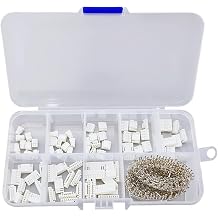 530Pcs JST GH 1.25mm Connectors Kit with GH 1.25mm Plug Crimp Terminal for Flight Controller 3D Printer