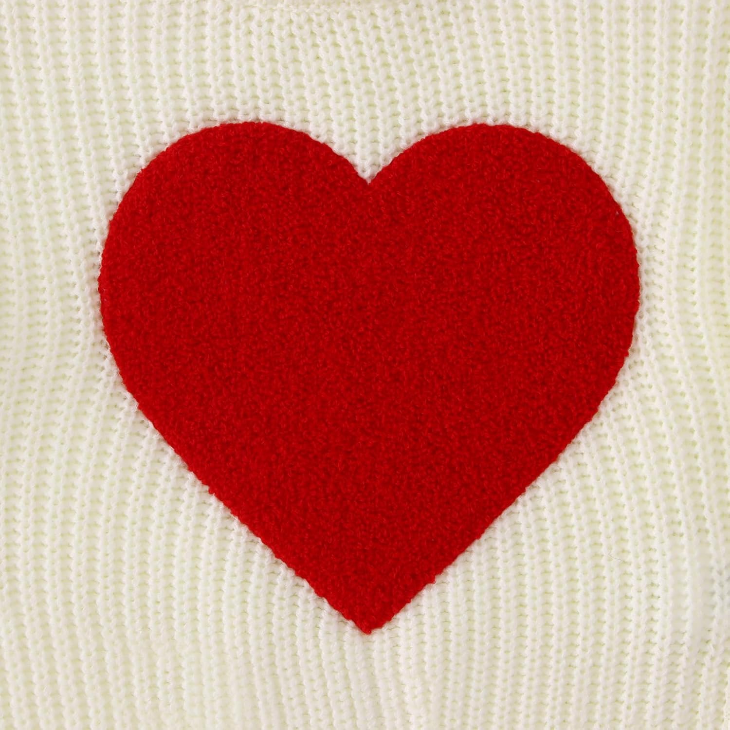 Ritatte Toddler Girl Valentines Sweater Baby Love Heart Embroidered Knit Sweatshirt Warm Fall Winter Clothes 2-6T - Image 6