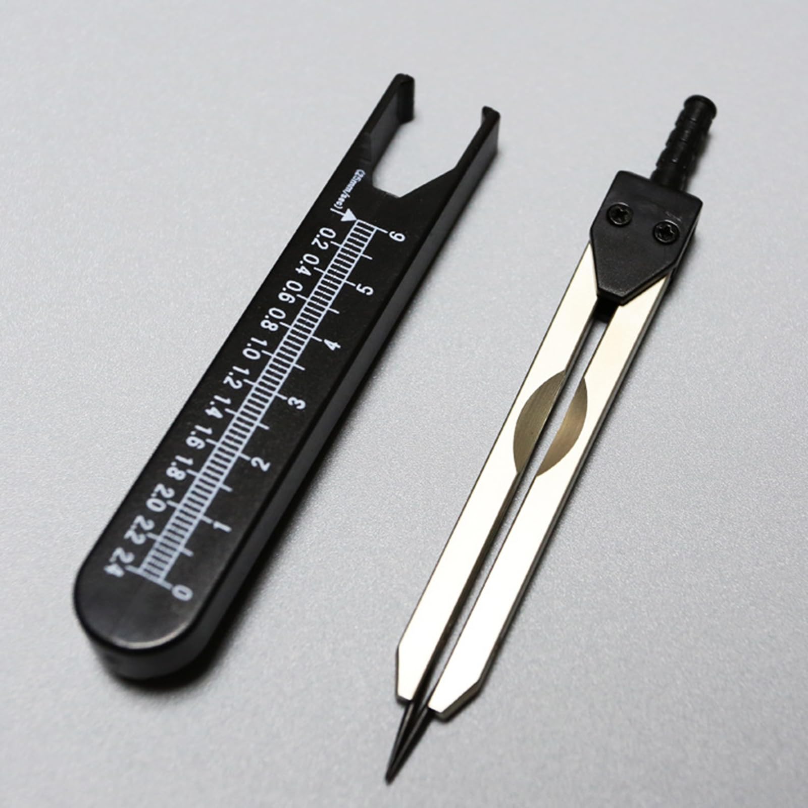 Compasso Divisore di Misurazione Pinze 0-2.4" Righello per Allattamento ECG Calibri Elettrocardiogramma Drafting