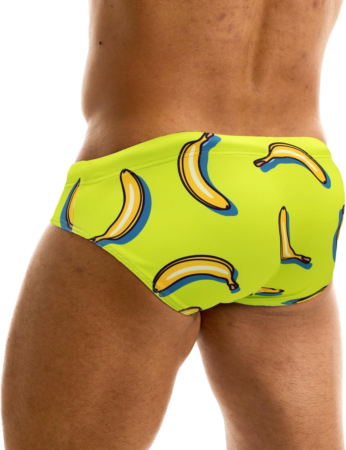 MIZOK Men's Hot Body Quick Dry Swimsuit Briefs Sexy Prints Swimwear Bikini - Image 3