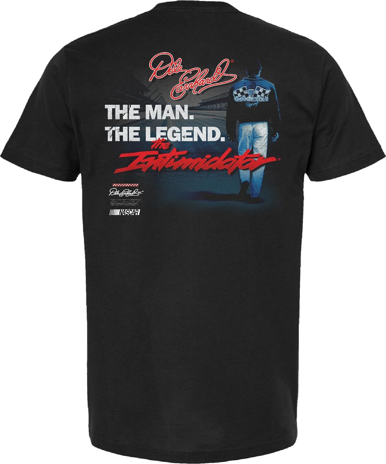 Dale Earnhardt Sr. Intimidator T-Shirt - Adult Shirt Black - Image 2