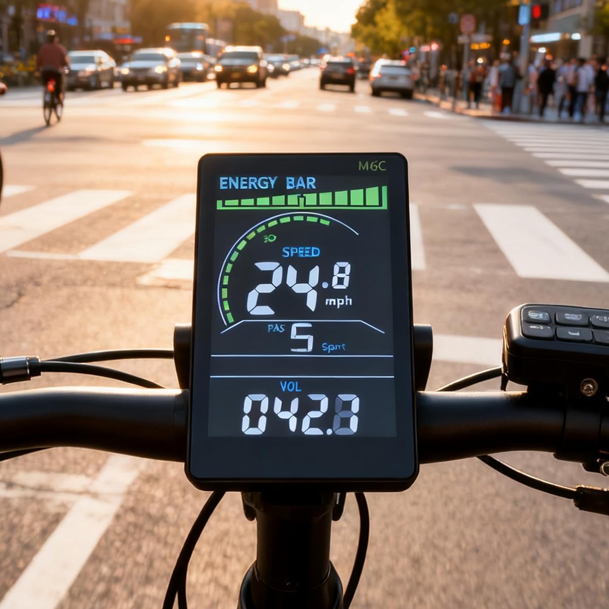 Electric Bike LCD Display M6C
