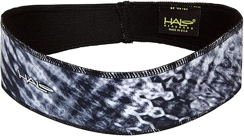 Halo Headband Halo II, sudadera con banda para el sudor para hombres y mujeres, antideslizante, con tela Dryline que absorbe la humedad
