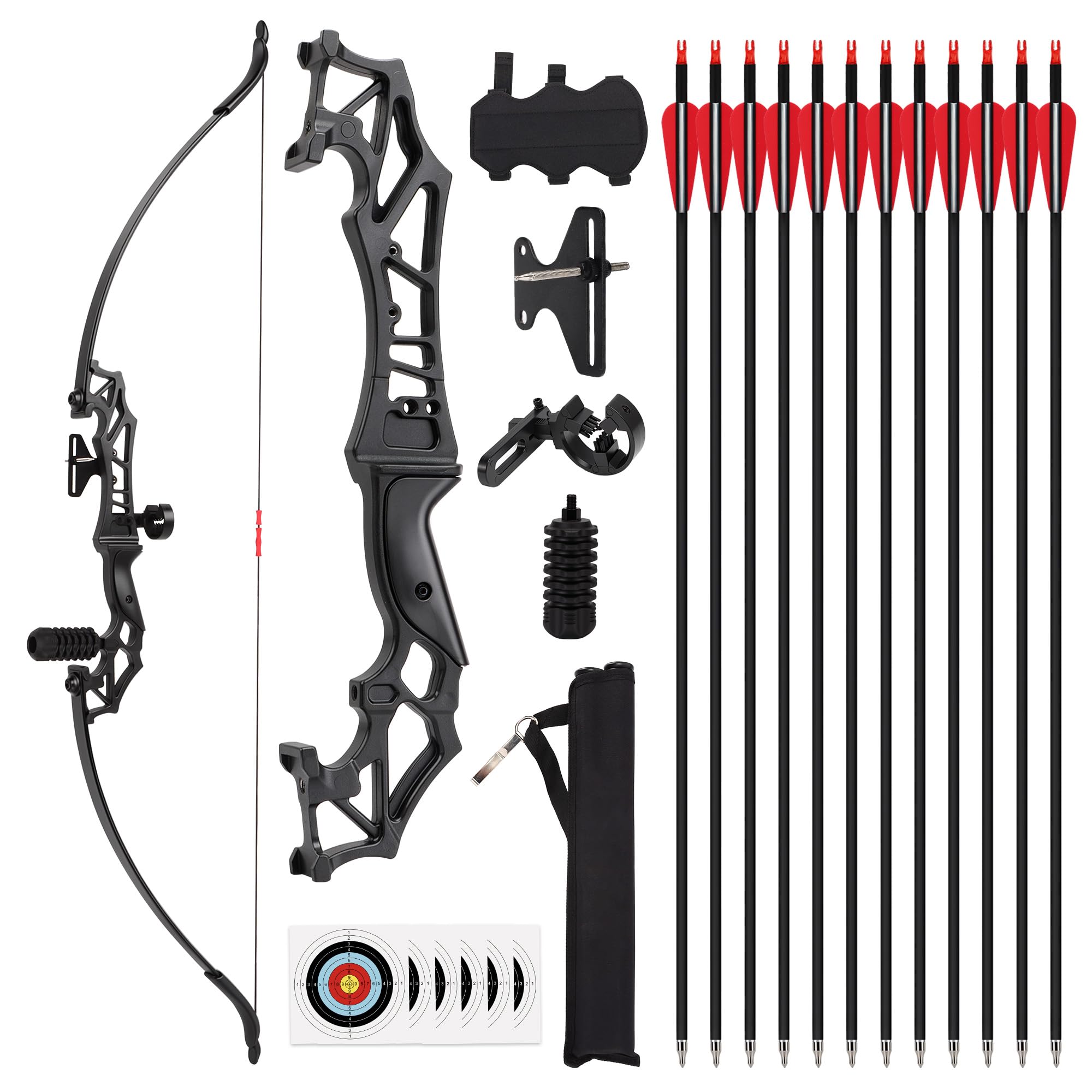 Northspoor Recurve Bows and Arrow Set 40lbs Right-Hand Adults TakedownBow
