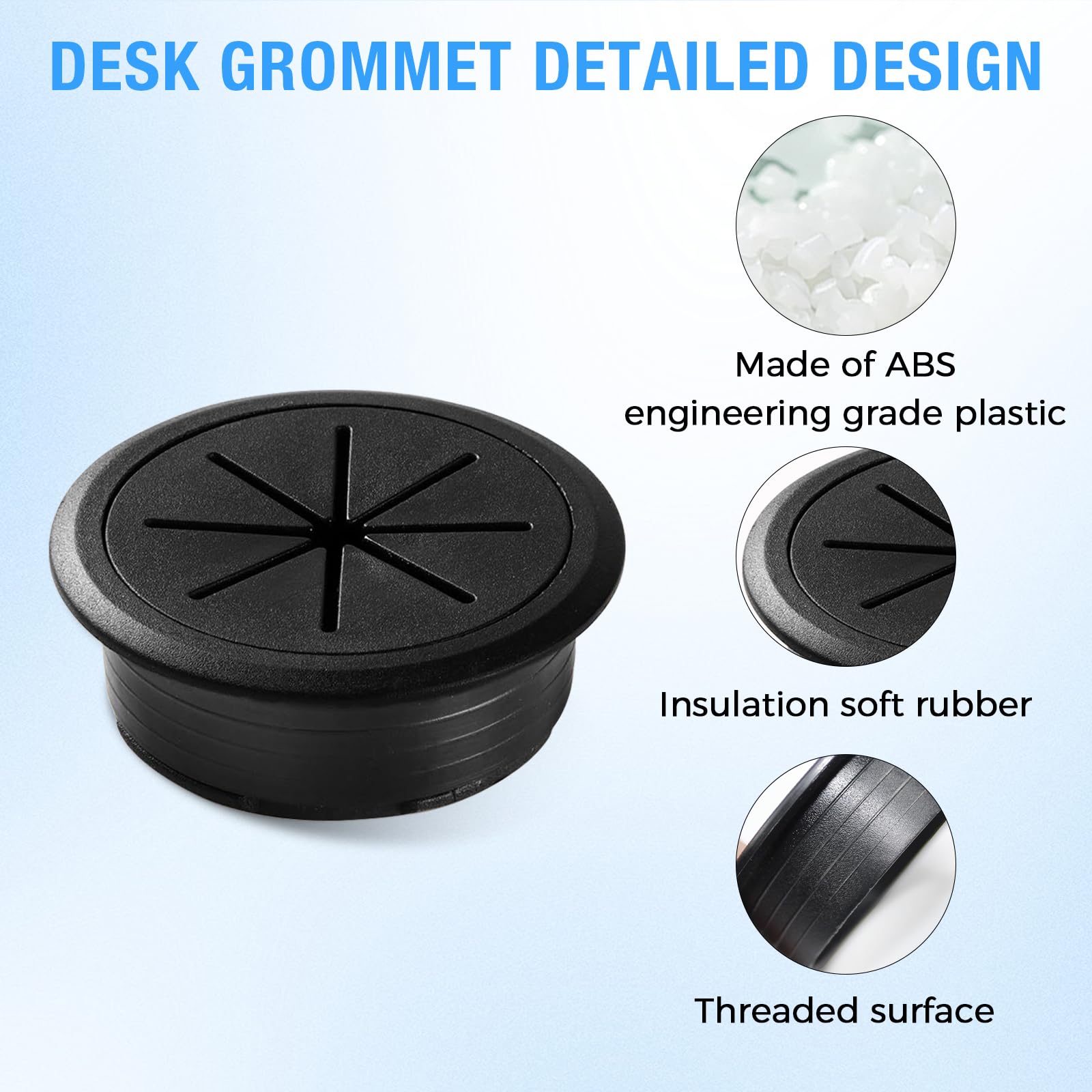 Desk Grommets - Cable Management Covers -3