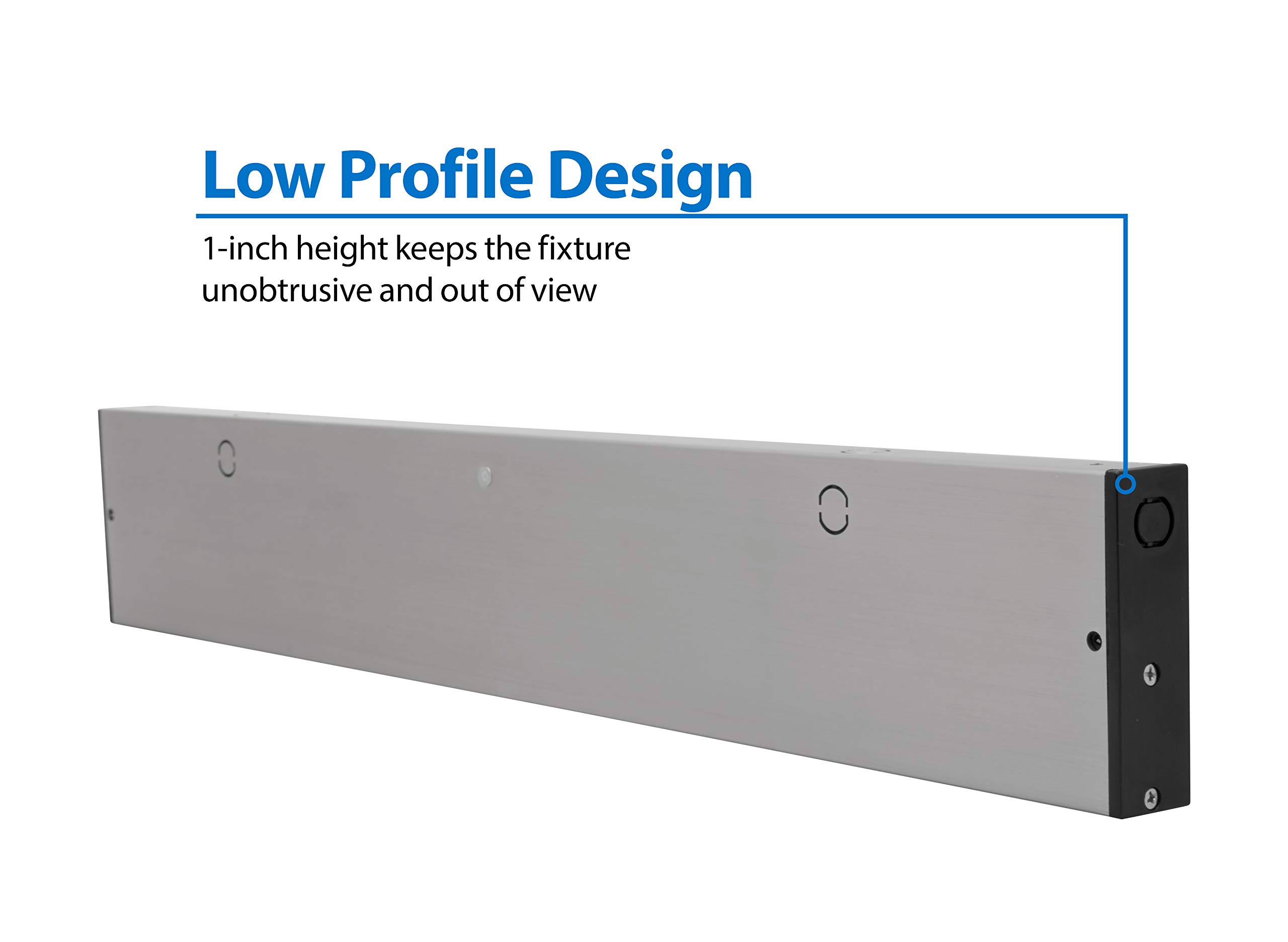 NICOR Lighting NUC521SNK NUC(v5) Undercabinet Light, 21.5, Nickel