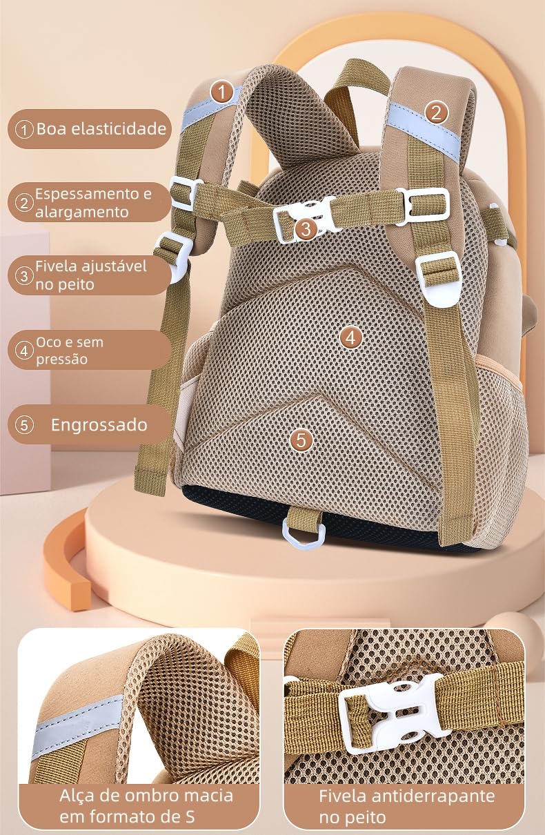 Mochila infantil fofa em formato de animal, Tamanho Pequeno para 1-3 Anos e Grande para 3-6 Anos em promoção! Veja a oferta e mais achadinhos de Mochilas escolares 3 Hoje é o melhor dia para comprar Mochila infantil fofa em formato de animal, Tamanho Pequeno para 1-3 Anos e Grande para 3-6 Anos com aquele preço maroto! Promoção! Aproveite a oferta! 3