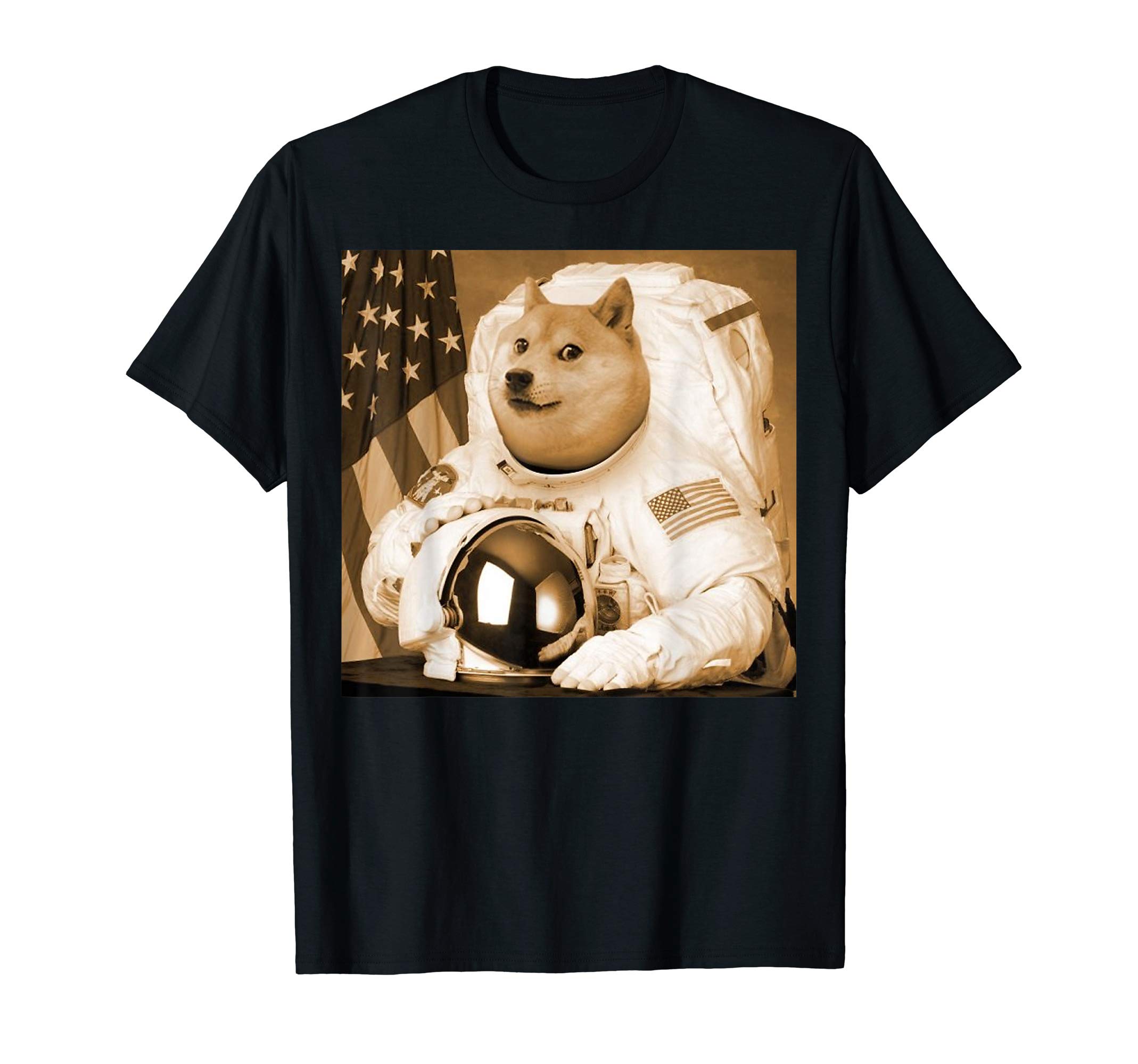Dogecoin Moon Astronaut Crypto Currency Shiba Dog Meme T Shirt | Desertcart  Seychelles