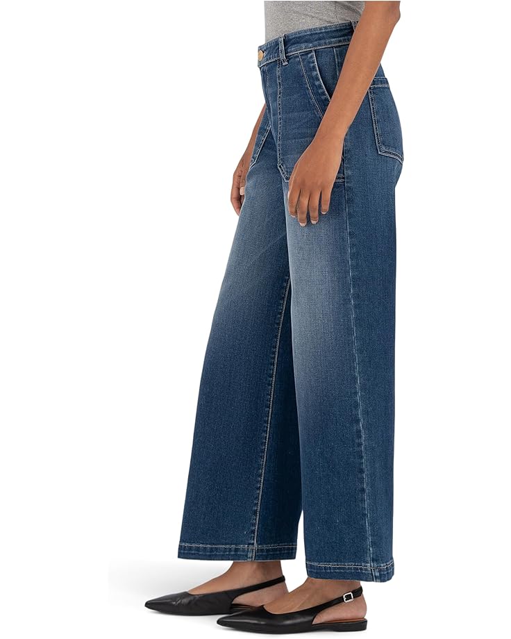 KUT from the Kloth Meg High-rise Wide Leg Pants W/ Pork Chop Pockets - #2 of 4