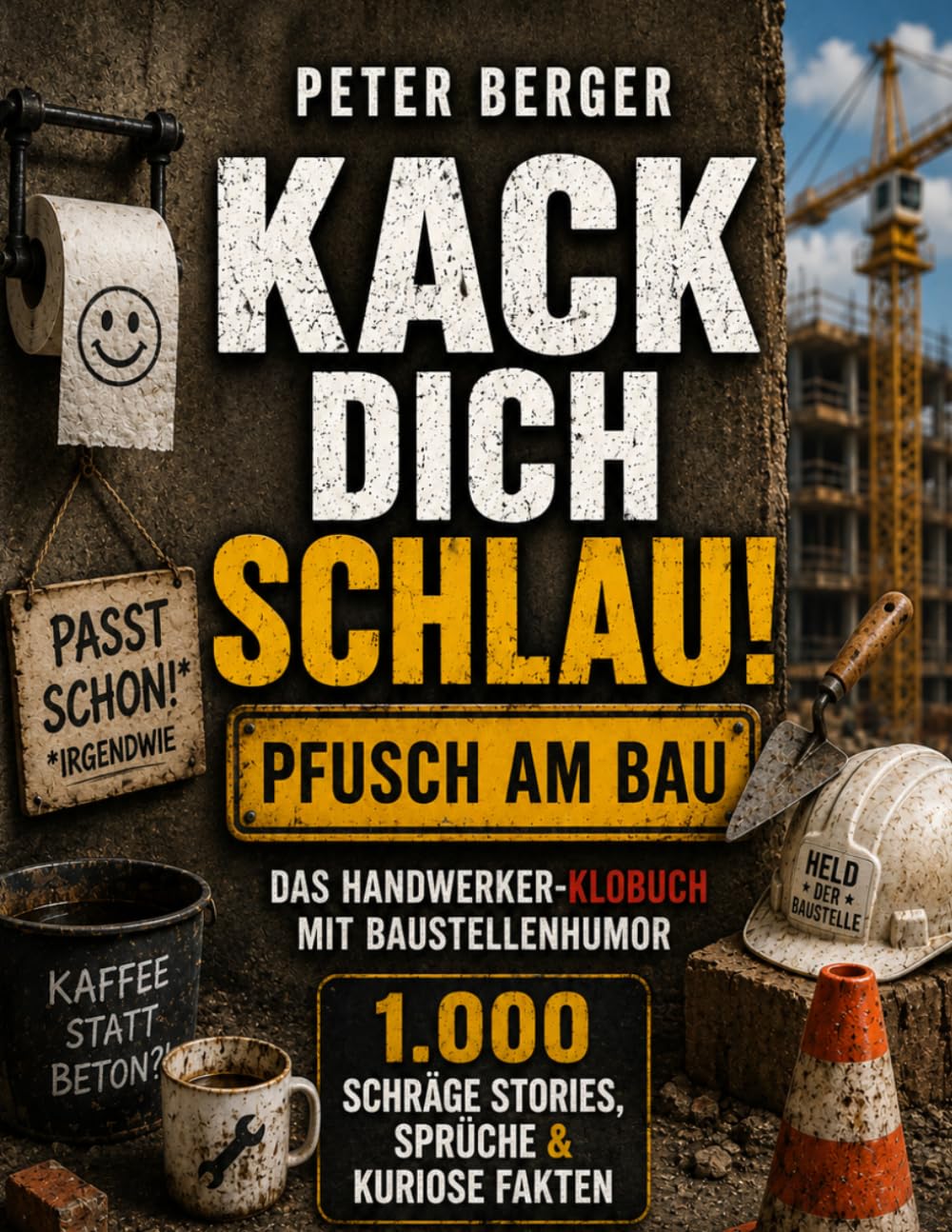 Kack dich schlau! – Pfusch am Bau: Das Handwerker-Klobuch mit Baustellenhumor: 1.000 schräge Stories, Sprüche & kuriose Fakten (1.000 verblüffende Fakten)