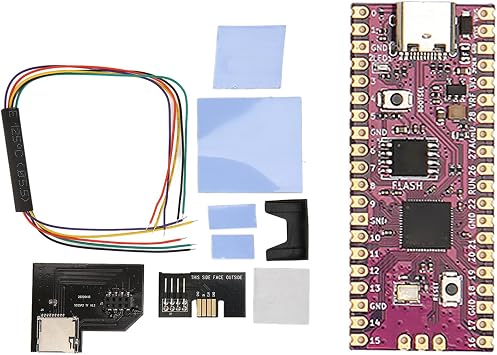 Dual Core 264KB ARM Cortex M0+Processor with SD2SP2 Storage Card Adapter, for Pico Flexible Microcontroller Board,