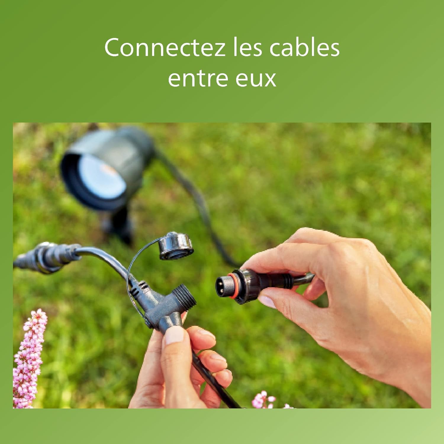 Philips pack de 3 spots extérieurs LED GardenLink, 24W, 2700K, IP44