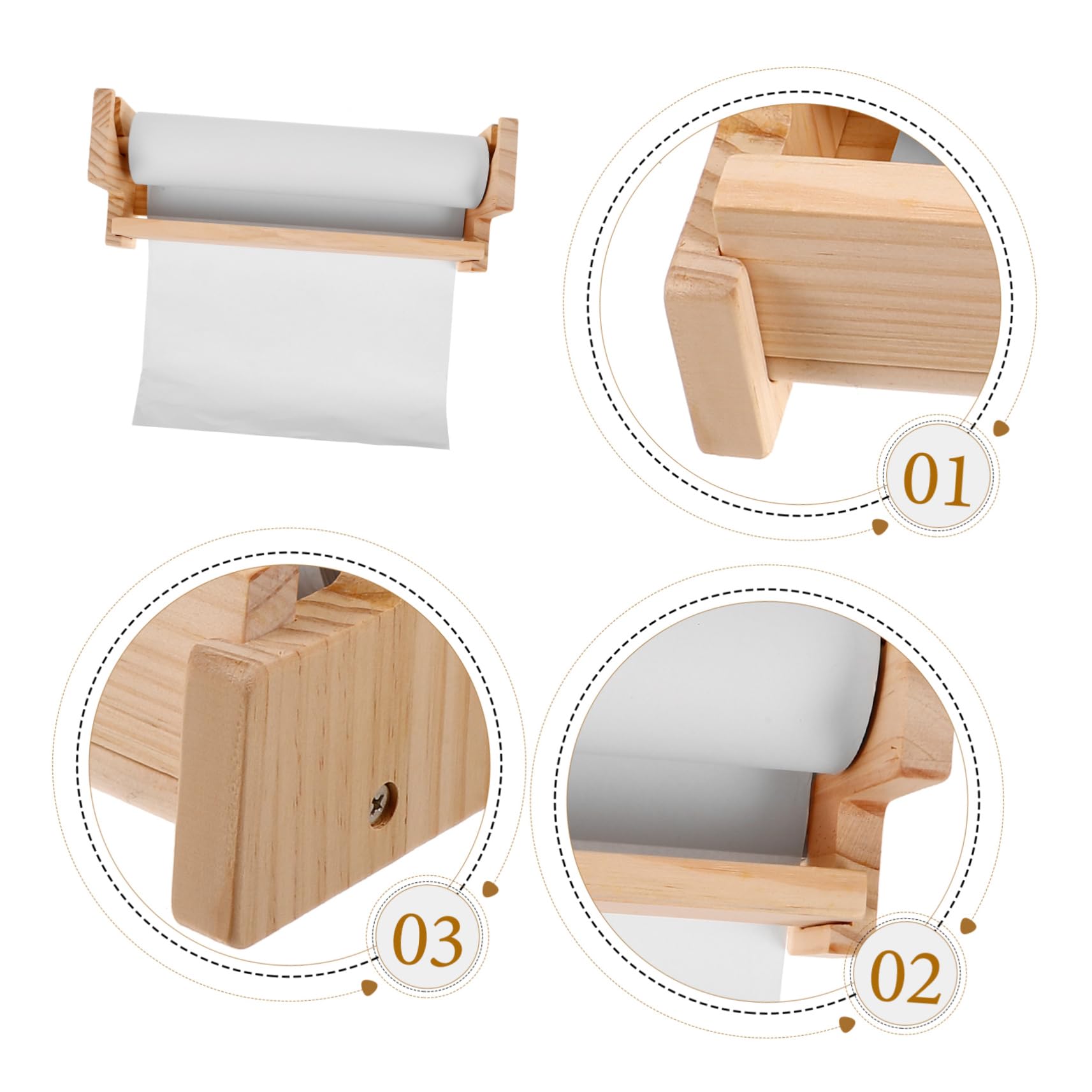 Anneome Cavalletto da Tavolo in Legno per Ragazzo Ragazza Rotolo di Carta per Attività Creative, Multifunzionale e Salvaspazio per Disegno e Pittura