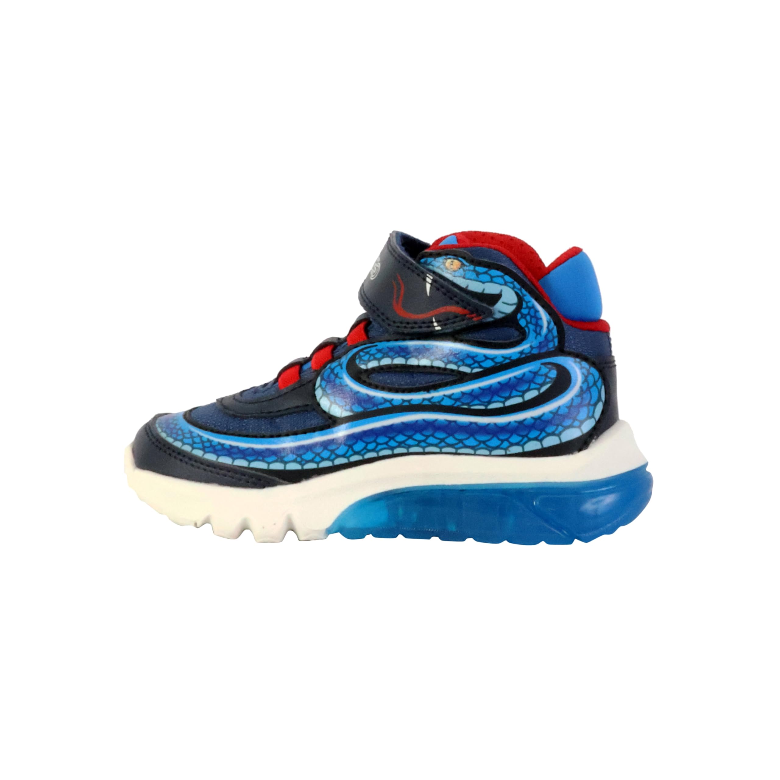 Geox J CIBERDRON BOY B, Sneaker, Navy/Sky,8.5 UK Child