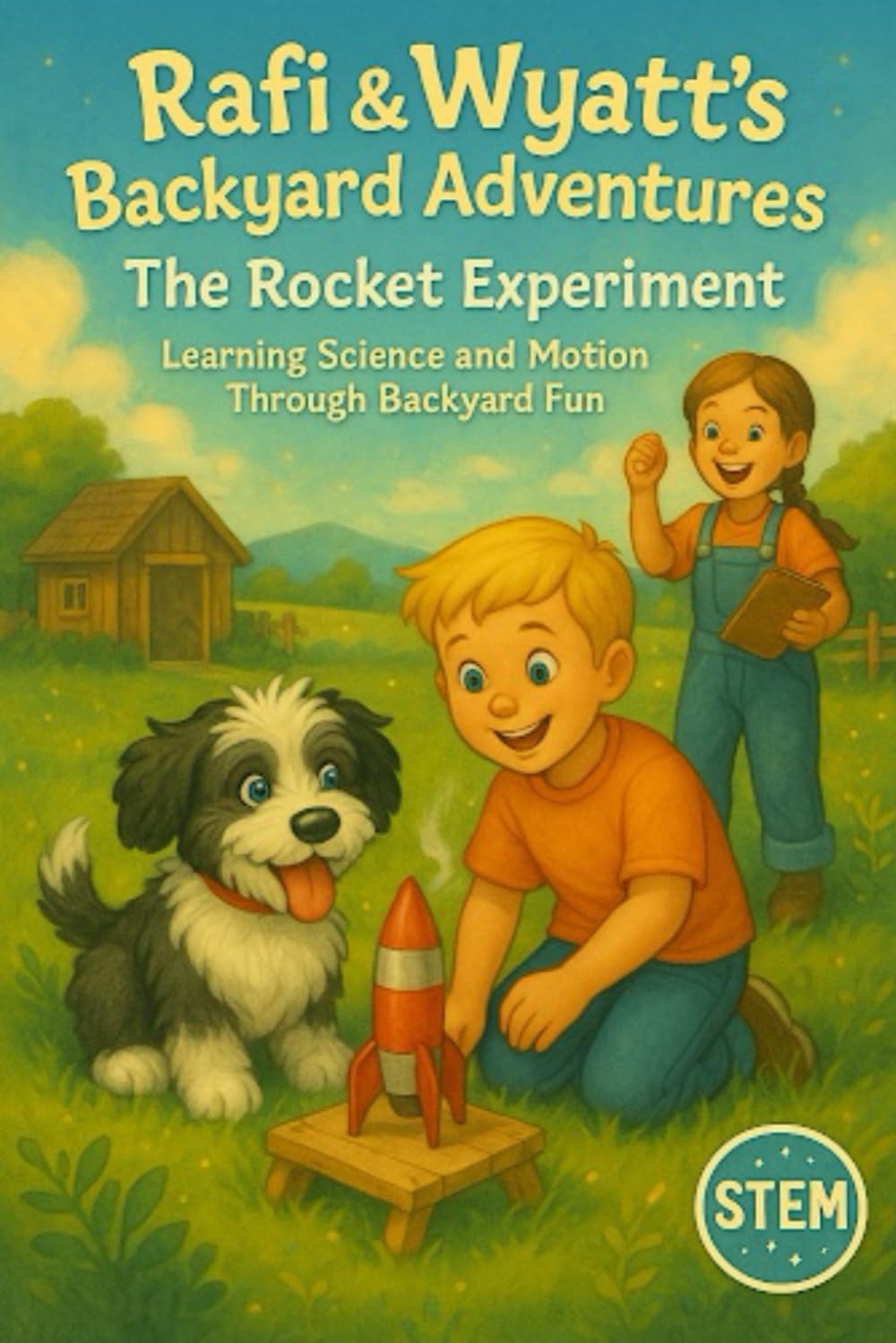 Rafi & Wyatt’s Backyard Adventures: The Rocket Experiment: - Science Experiments, Rocket Launches, and Goofy Fun for Early Readers: 3