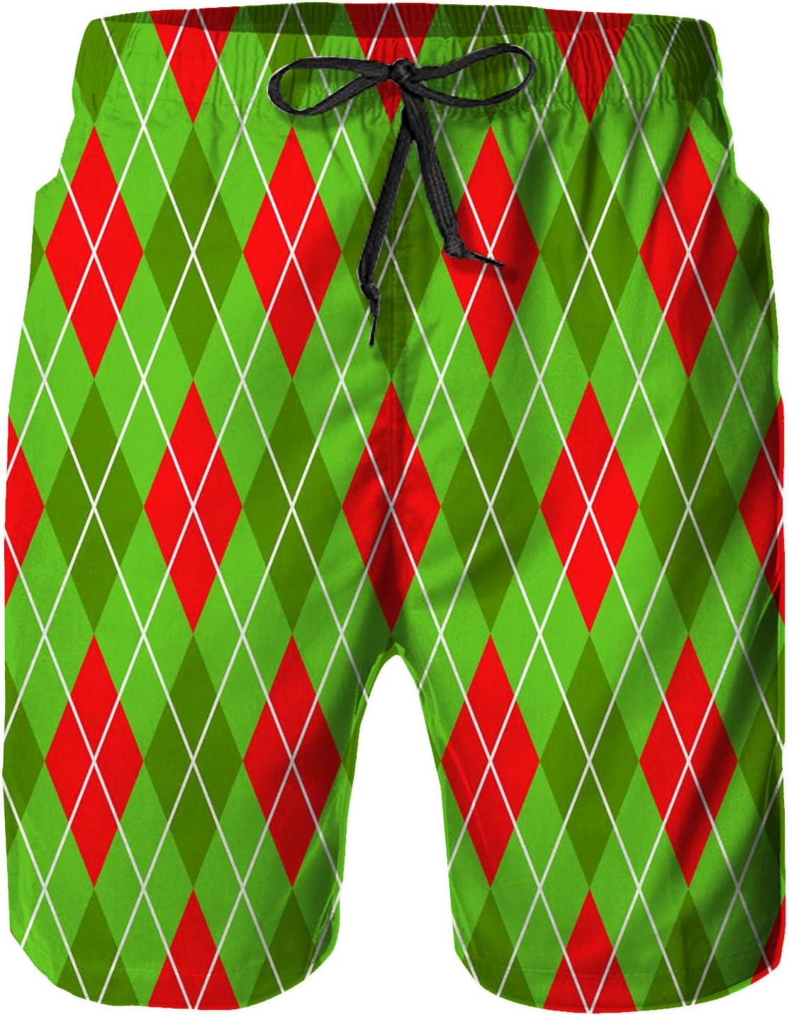 AIRMARKMens Swim Trunks, Quick Dry Summer Board Beach Shorts with Mesh Lining and Pockets