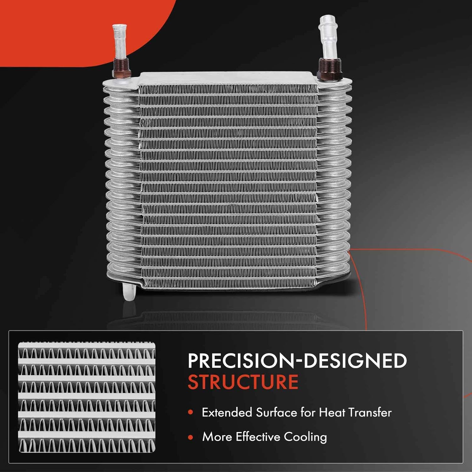 A-Premium Front A/C Evaporator Core Compatible with GMC Yukon 1992-1993 & Chevrolet Blazer 1992-1993, C1500/C2500/C3500/C3500HD/K1500/K2500/K3500 1991-1993