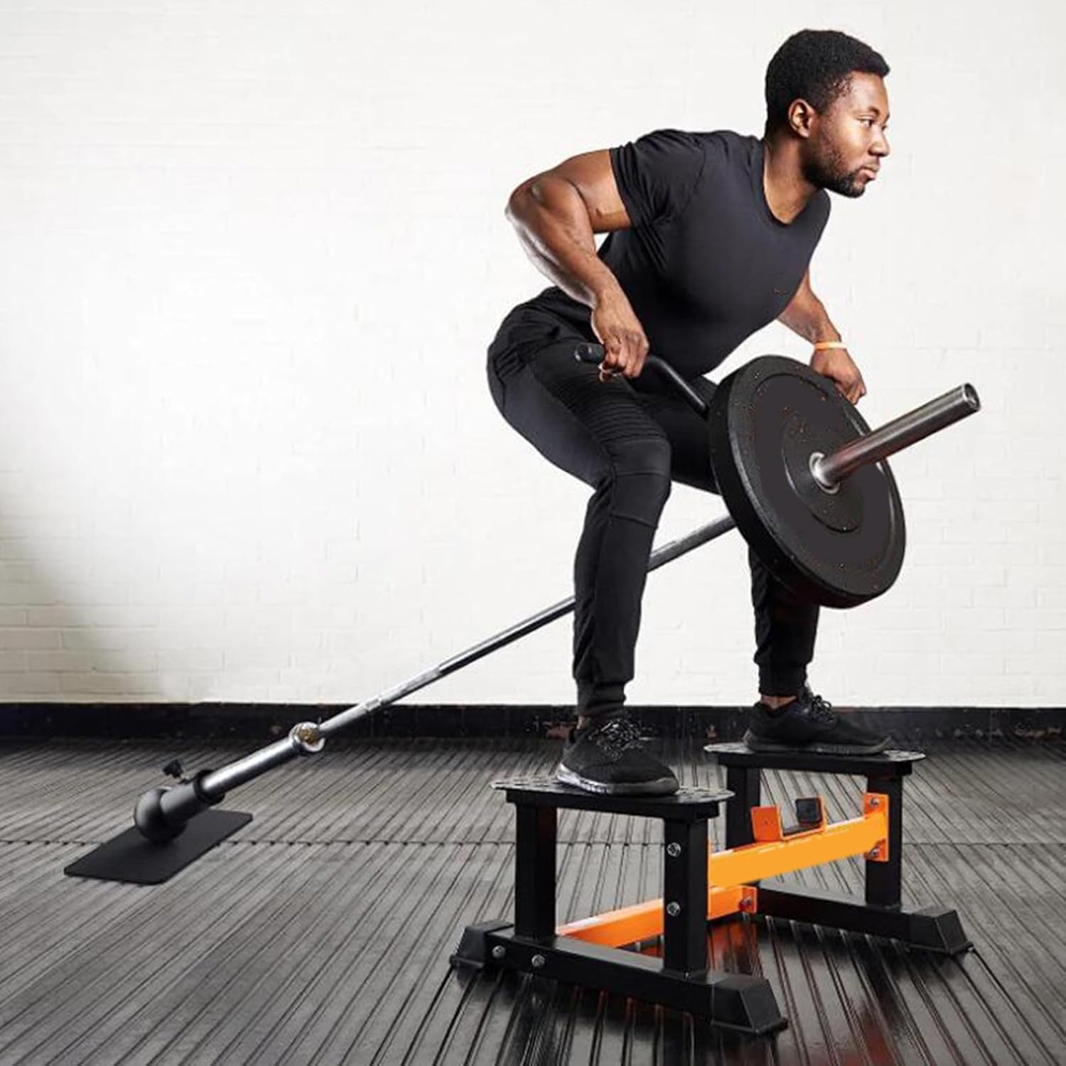 360 回転バーベル パワーリフティング 行 エクササイズ器具 球状スリーブ コア用 バック筋力トレーニング 滑り止めシリコン ワー