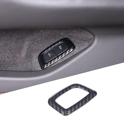 Daeiclru Cubierta del botón del interruptor del maletero del automóvil compatible con Chevrolet Corvette C8 2020-2023, accesorios de marco de marco