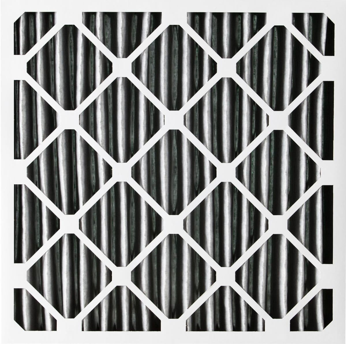 Nordic Pure 18x18x1 (Actual Size: 17 3/4 x 17 3/4 x 3/4) Furnace Air Filters MERV 12 Pleated Plus Carbon 4 Pack