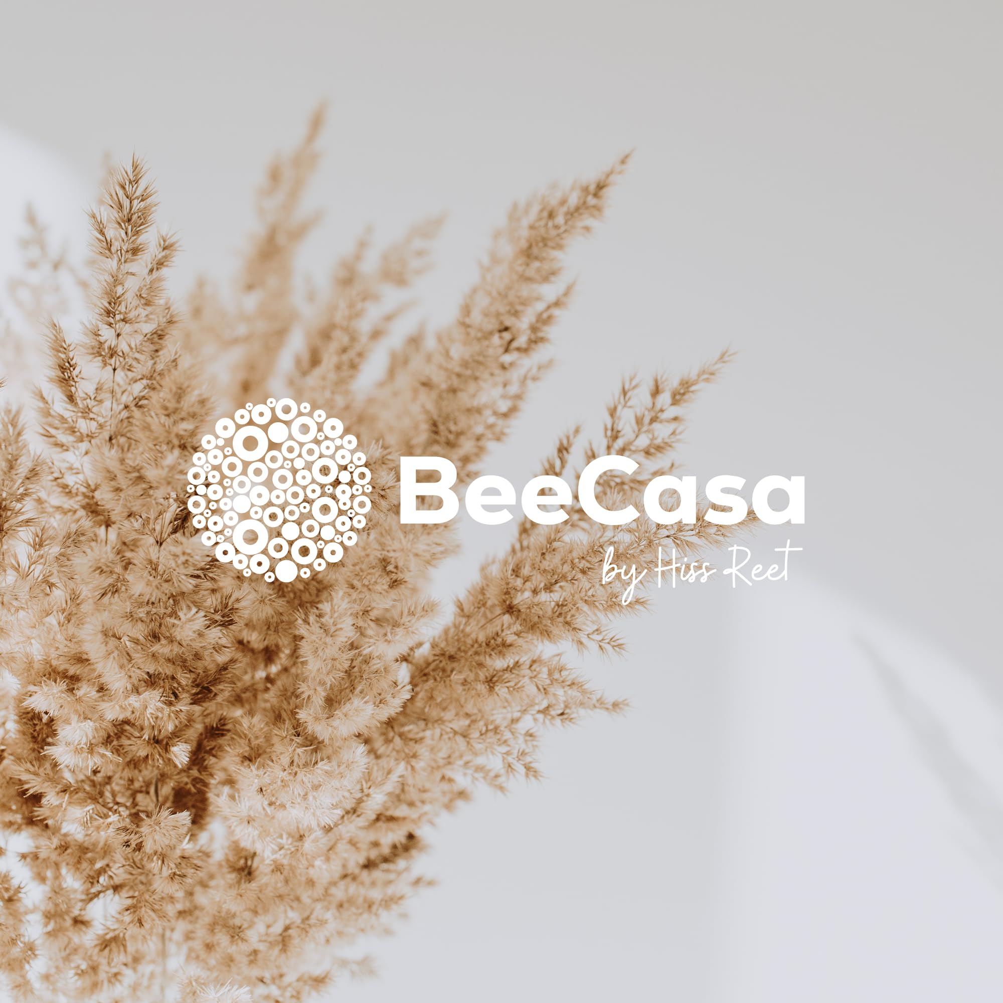 BeeCasa by Hiss Reet® Schilfrohrhalme MEDIUM | Naturbelassener Bund | Insektenhotel & Bienenhotel Füllmaterial | Niströhren & Nisthülsen für Wildbienen