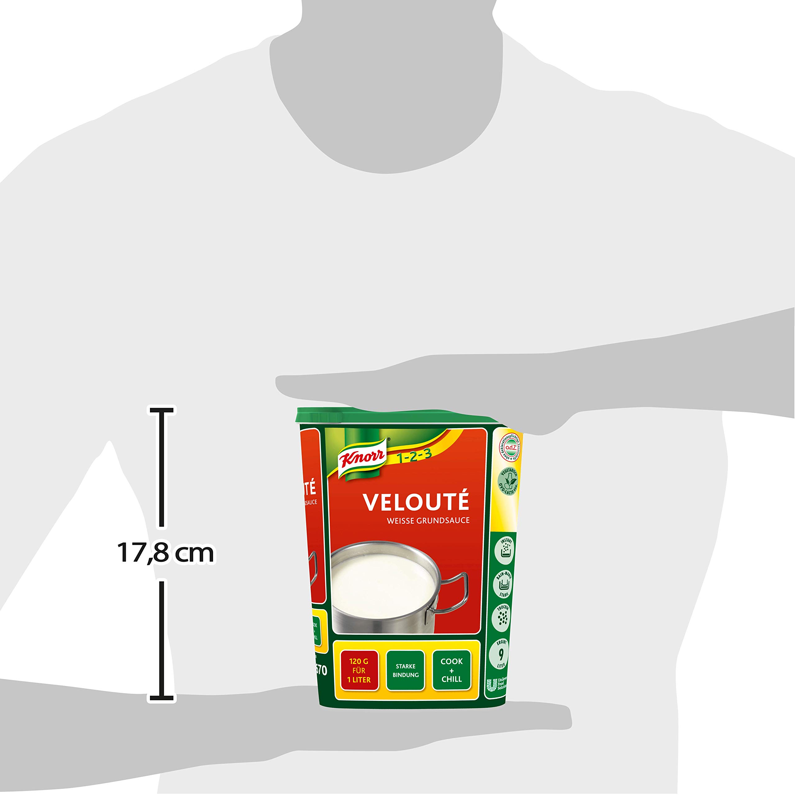 Knorr Velouté Weisse Grundsauce, 1er Pack (1 x 1 kg)