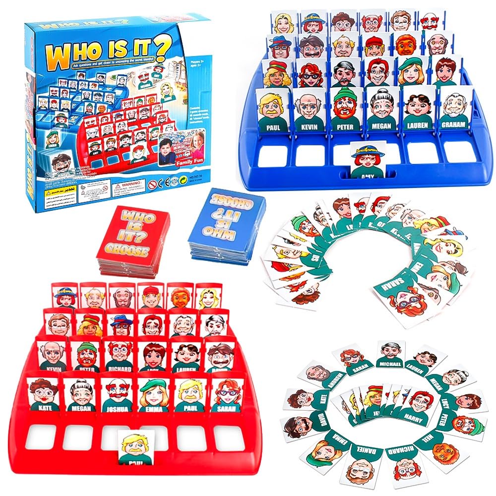 UKR Board Game Who is It, Fun Character Guseing Game for Kids