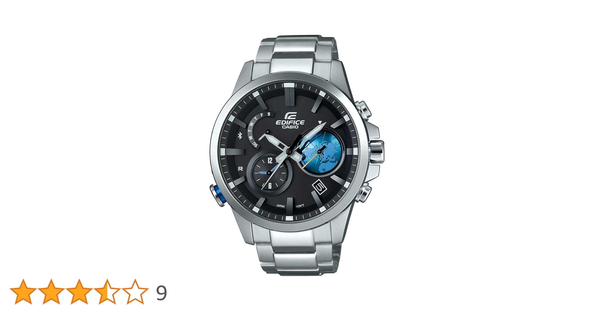時計 CASIO EDIFICE EQB-600D-1A2JF The Casio Edifice EQB-600, a Bluetooth-Connected Watch for